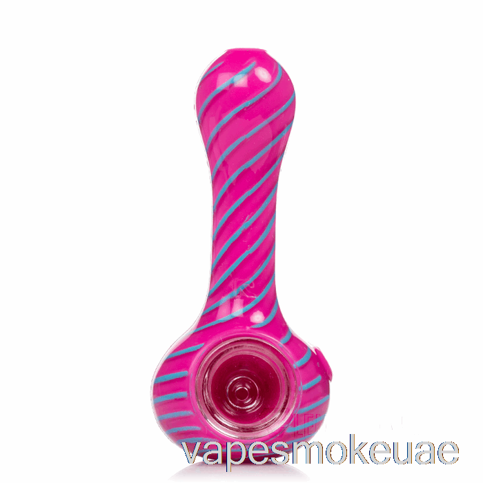 Vape Uae Eyce ملعقة سيليكون حلزونية من أورافليكس، وردي / أزرق